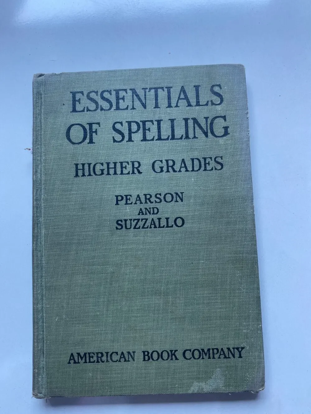 1921 Essentials of Spelling Higher Grades Pearson Suzzallo American Book Company
